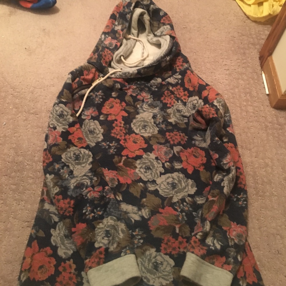 Double hooded sweatshirt